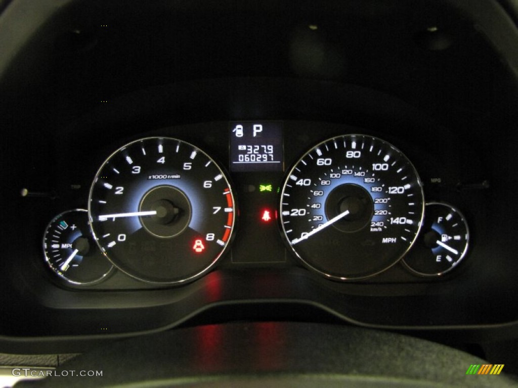 2010 Subaru Outback 2.5i Premium Wagon Gauges Photo #85088450