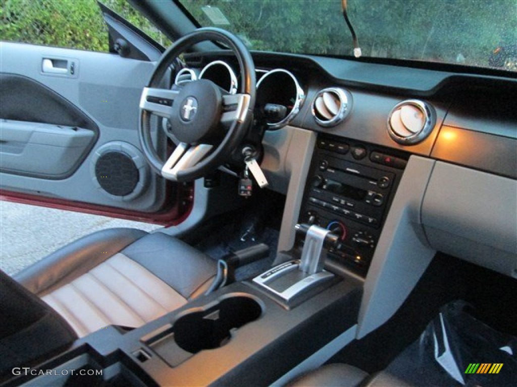 2007 Mustang GT Premium Convertible - Redfire Metallic / Black/Dove Accent photo #11