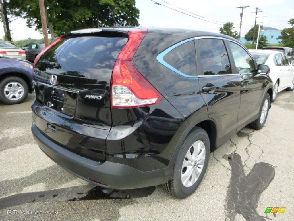 2014 CR-V EX AWD - Crystal Black Pearl / Black photo #3