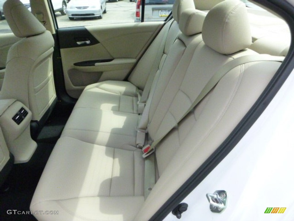 2014 Honda Accord EX-L V6 Sedan Rear Seat Photo #85089170