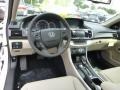 Ivory 2014 Honda Accord EX-L V6 Sedan Interior Color