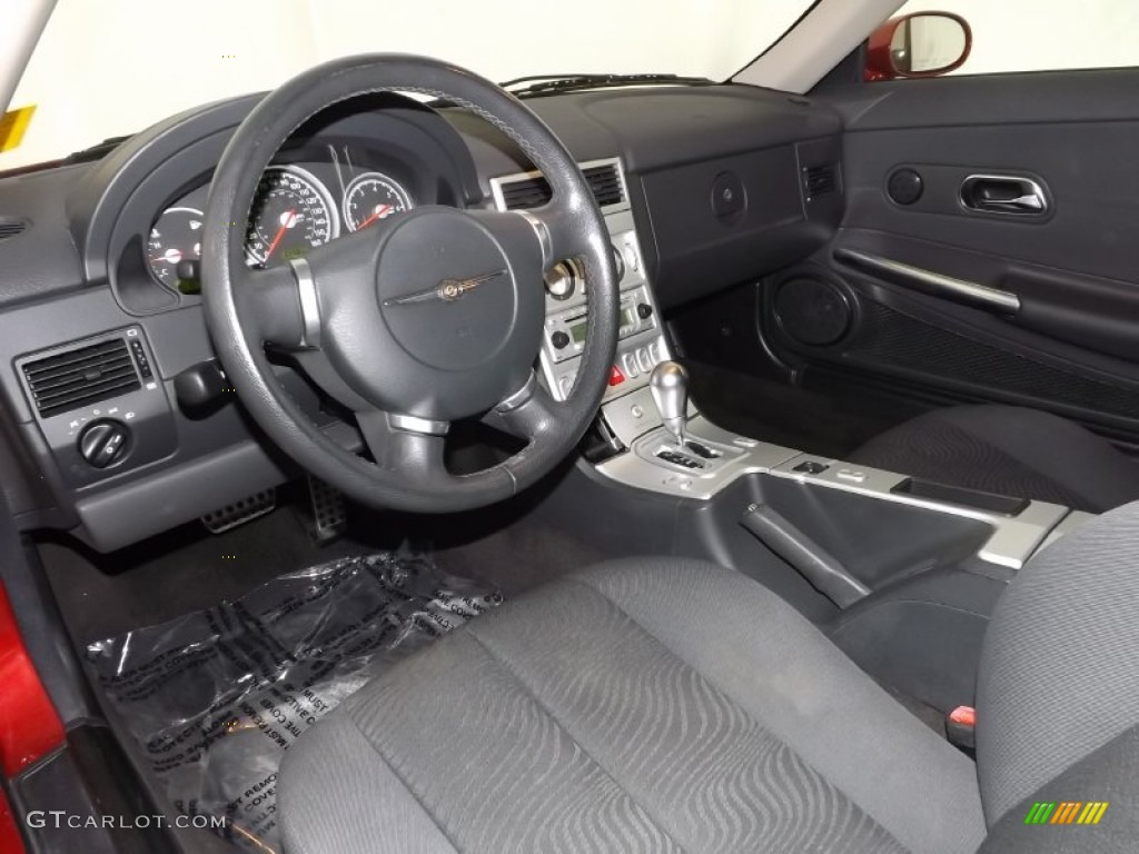 Dark Slate Grey Interior 2005 Chrysler Crossfire Roadster Photo #85089308