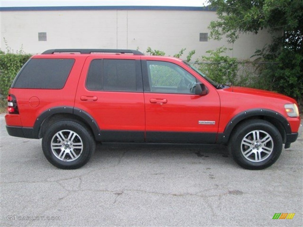 Orange Frost Metallic 2007 Ford Explorer XLT Ironman Edition Exterior Photo #85089881