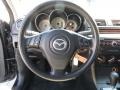 Black 2007 Mazda MAZDA3 i Sport Sedan Steering Wheel