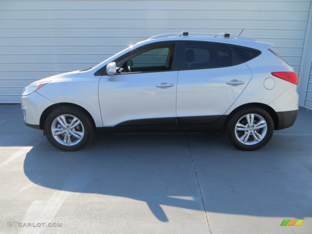 2012 Tucson Limited - Diamond Silver / Black photo #6