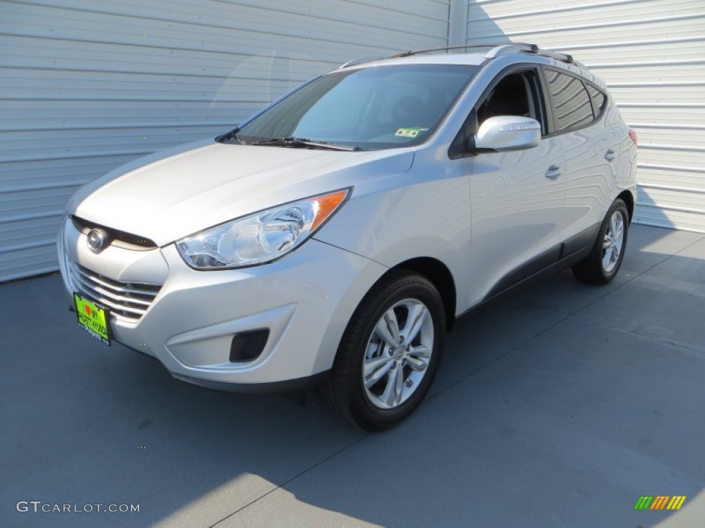 2012 Tucson Limited - Diamond Silver / Black photo #7