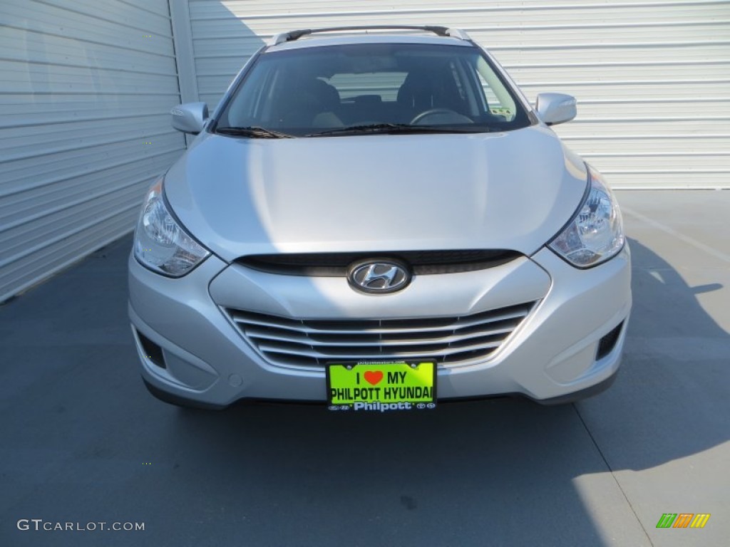 2012 Tucson Limited - Diamond Silver / Black photo #8