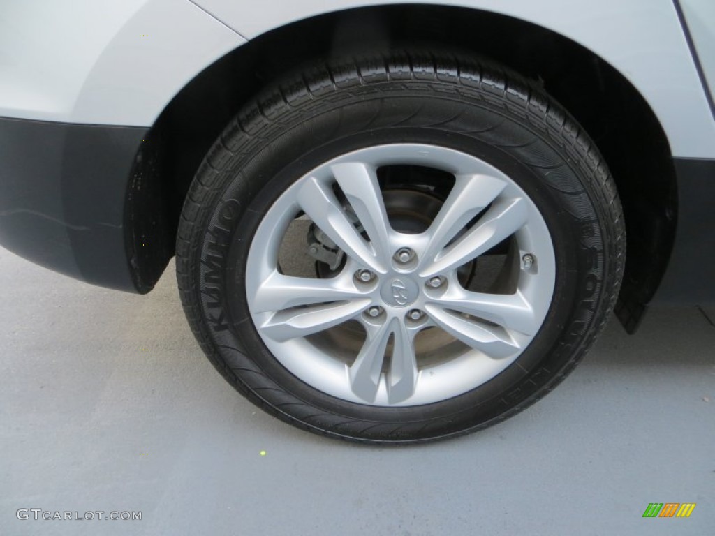 2012 Tucson Limited - Diamond Silver / Black photo #13