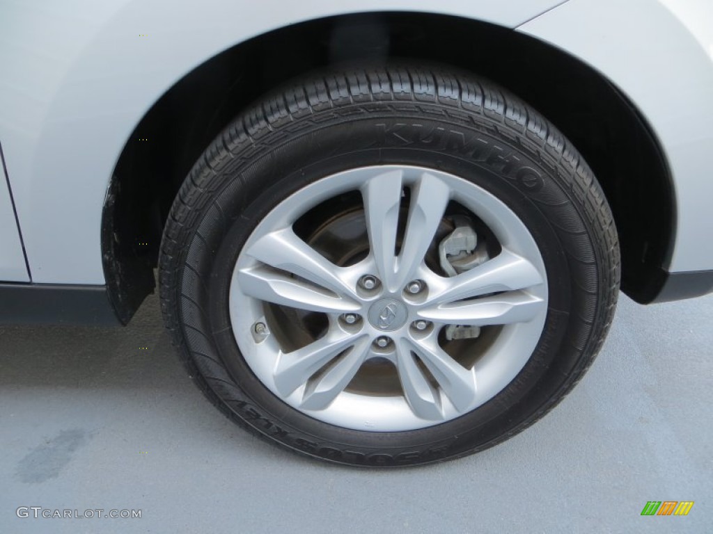 2012 Tucson Limited - Diamond Silver / Black photo #14