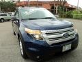 2012 Dark Pearl Blue Metallic Ford Explorer XLT  photo #2