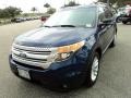 2012 Dark Pearl Blue Metallic Ford Explorer XLT  photo #14