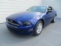 2014 Deep Impact Blue Ford Mustang V6 Coupe  photo #7