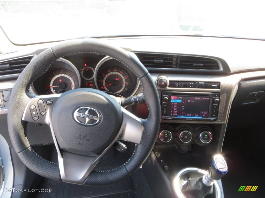 2014 Scion tC Series Limited Edition Dark Charcoal Steering Wheel Photo #85093359