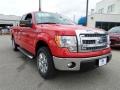 2013 Race Red Ford F150 XLT SuperCab  photo #7