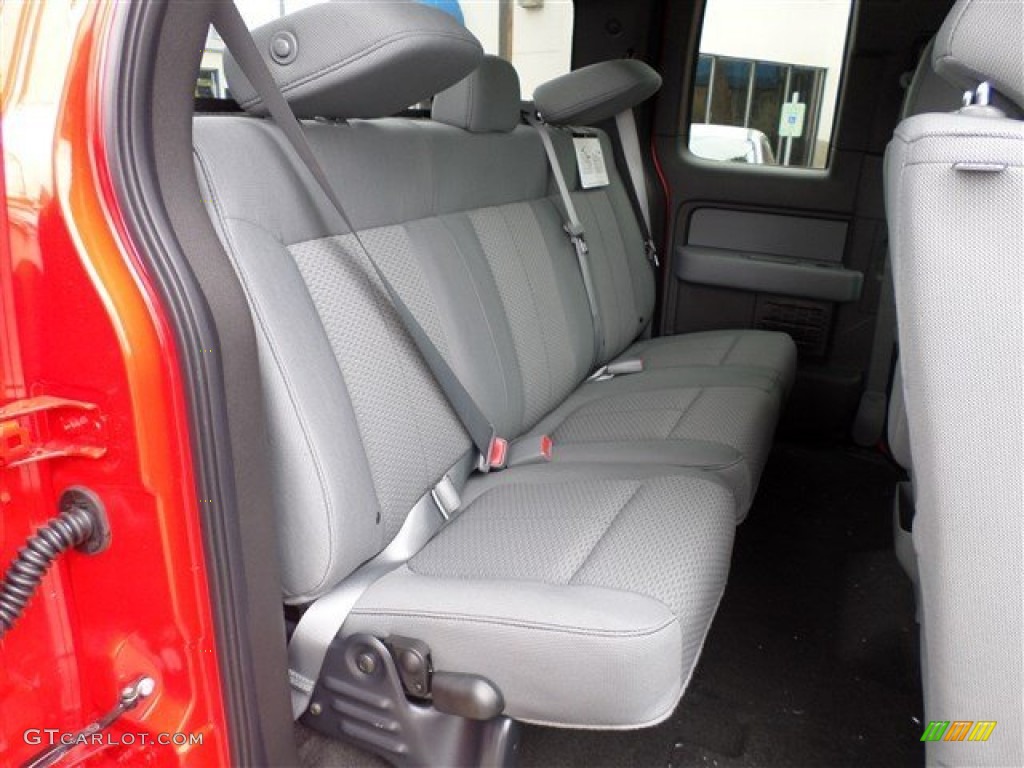 2013 F150 XLT SuperCab - Race Red / Steel Gray photo #13