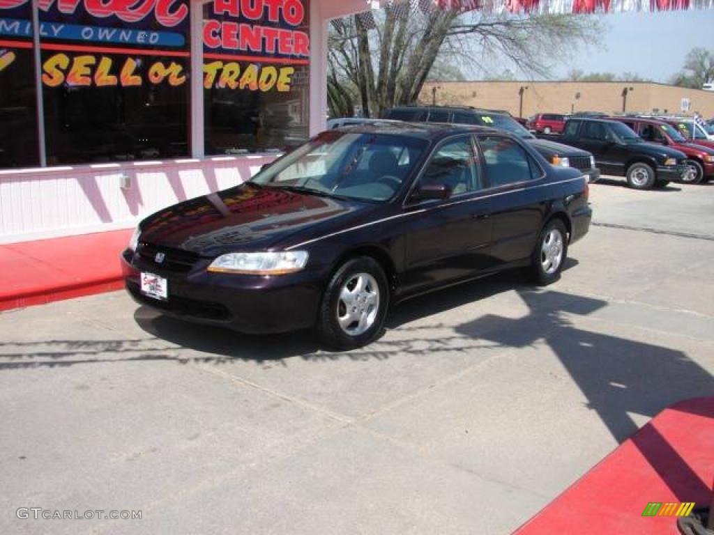 1998 Accord EX Sedan - Black Currant Pearl / Quartz photo #3