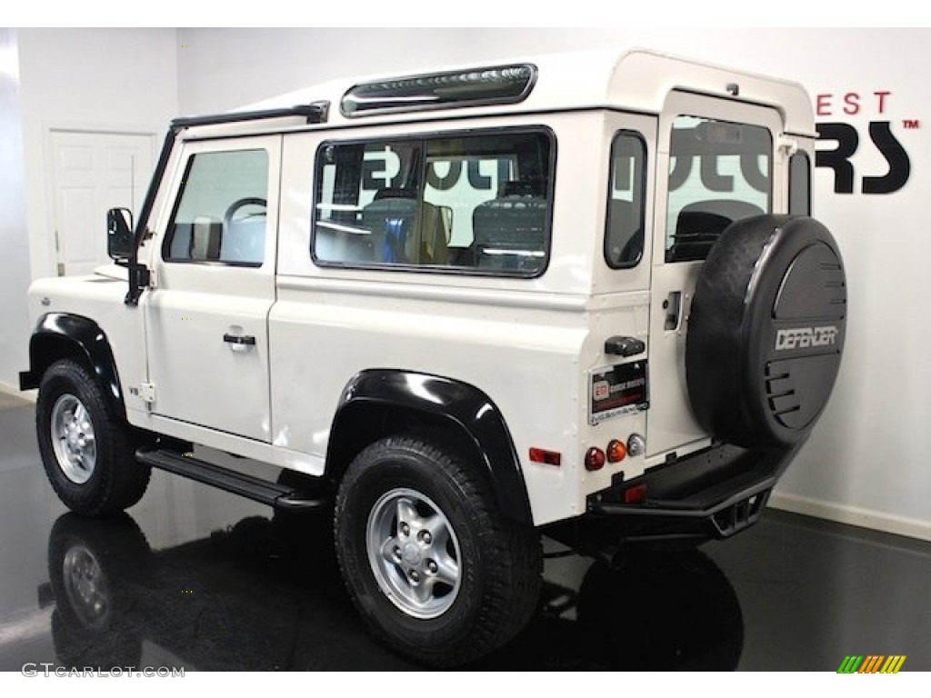 1997 Defender 90 Hard Top - Alpine White / Ash Grey Hounds Tooth photo #9