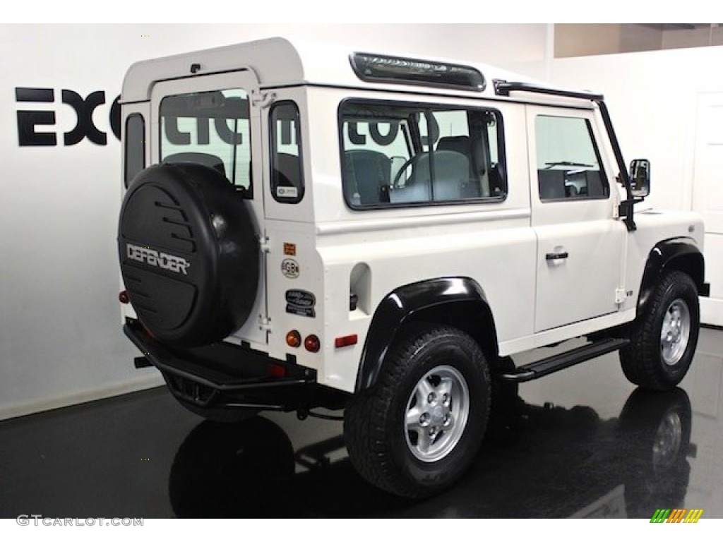 1997 Defender 90 Hard Top - Alpine White / Ash Grey Hounds Tooth photo #10