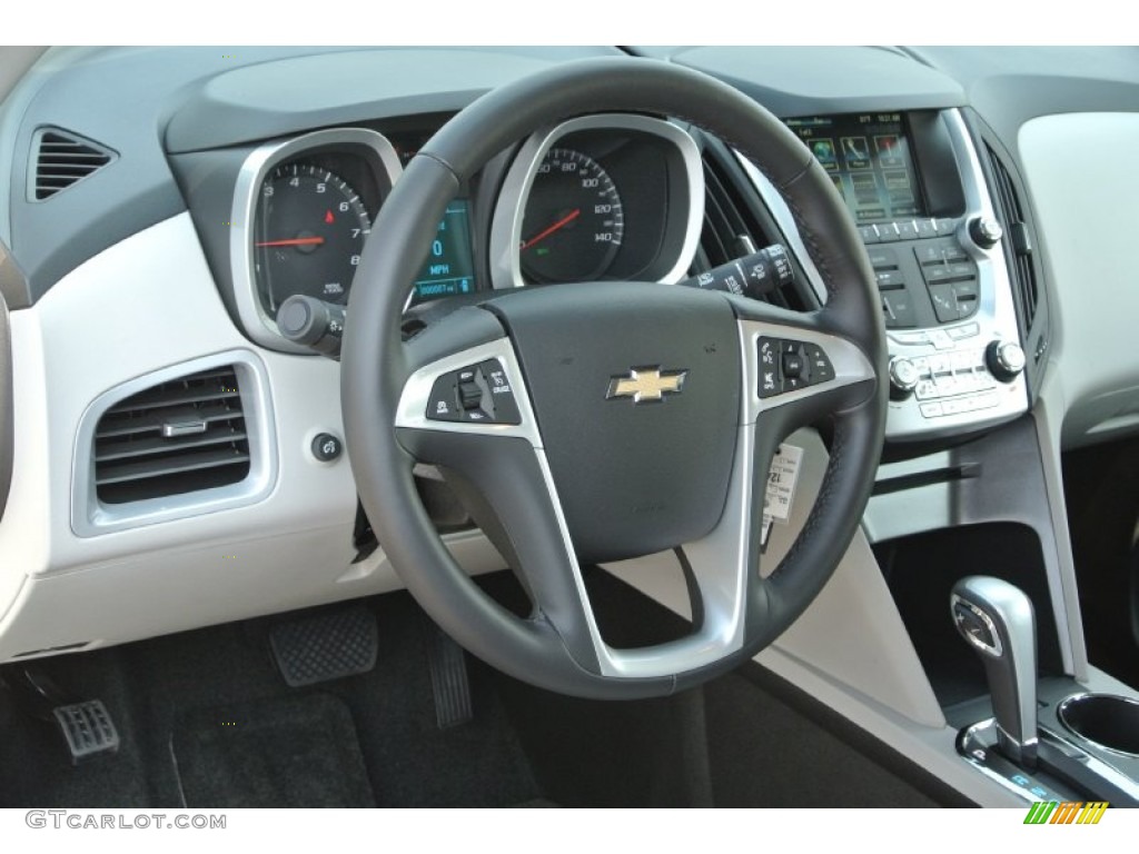 2014 Chevrolet Equinox LT Light Titanium/Jet Black Steering Wheel Photo #85095428