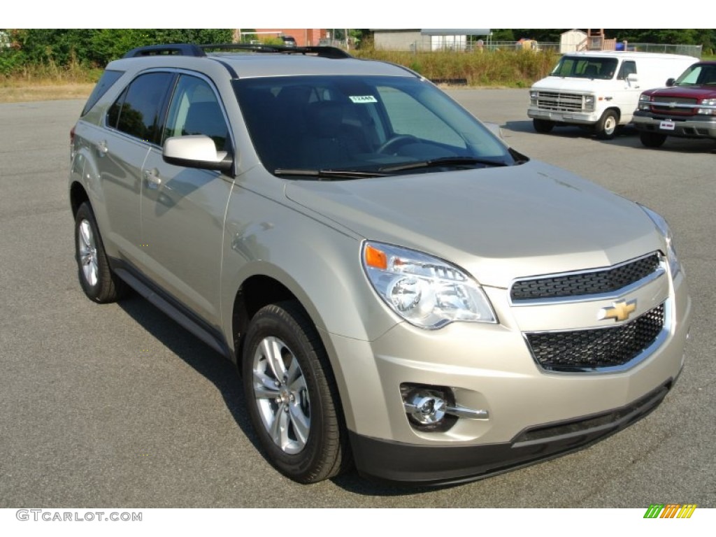 Champagne Silver Metallic 2013 Chevrolet Equinox LT Exterior Photo #85095455