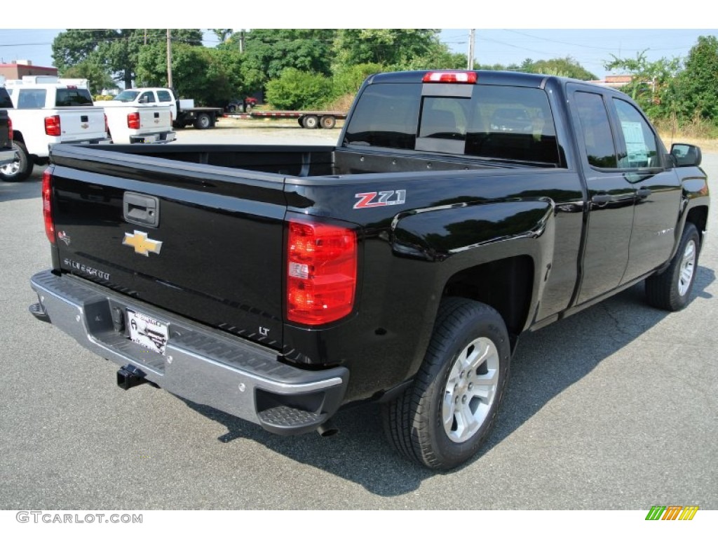 2014 Silverado 1500 LTZ Z71 Double Cab 4x4 - Black / Jet Black photo #5