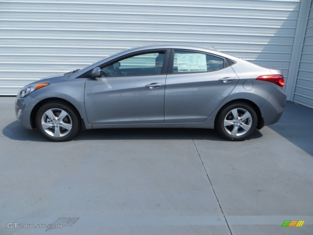 2013 Elantra GLS - Titanium Gray Metallic / Gray photo #6