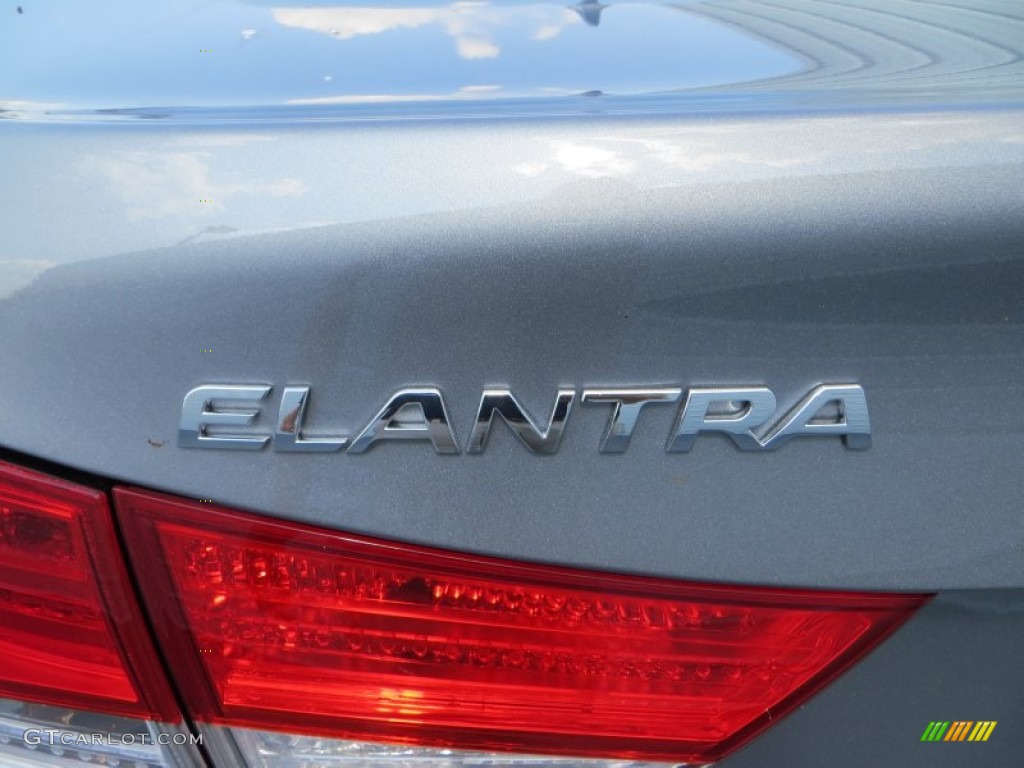 2013 Elantra GLS - Titanium Gray Metallic / Gray photo #12