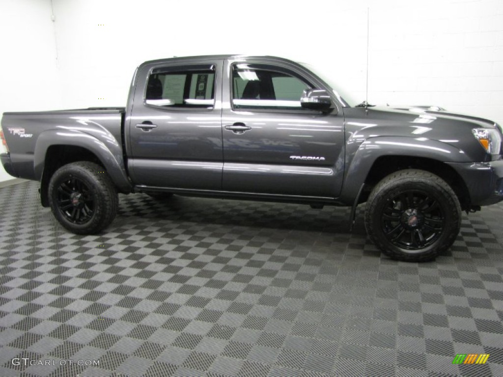 2012 Tacoma V6 TRD Sport Double Cab 4x4 - Magnetic Gray Mica / Graphite photo #3