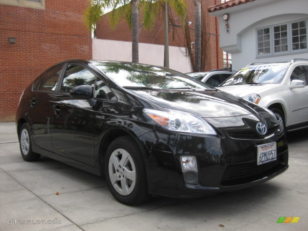 2010 Prius Hybrid IV - Black / Dark Gray photo #1
