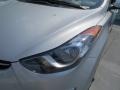 2013 Shimmering Air Silver Hyundai Elantra Limited  photo #9