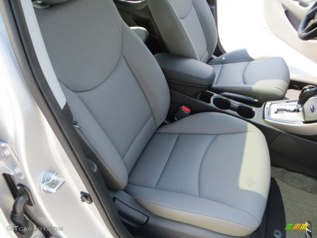 2013 Elantra Limited - Shimmering Air Silver / Gray photo #18