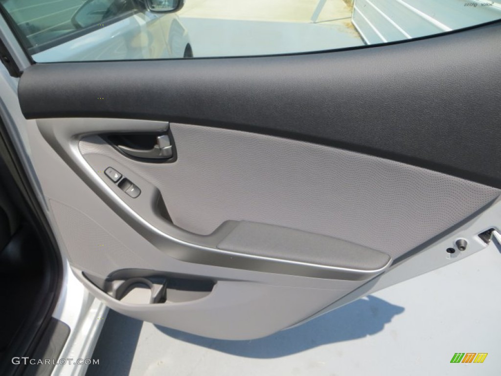 2013 Elantra Limited - Shimmering Air Silver / Gray photo #19