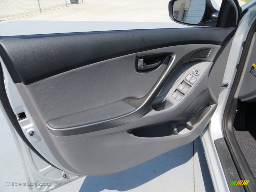 2013 Elantra Limited - Shimmering Air Silver / Gray photo #22