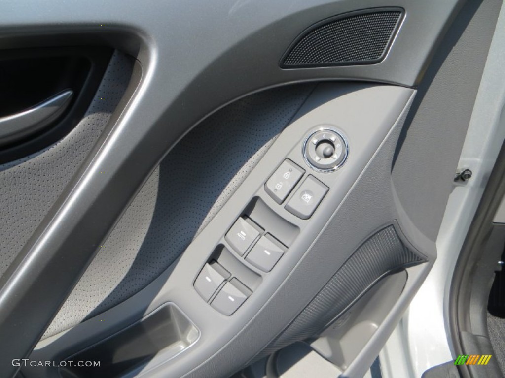 2013 Elantra Limited - Shimmering Air Silver / Gray photo #23