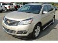 2014 Champagne Silver Metallic Chevrolet Traverse LTZ  photo #2