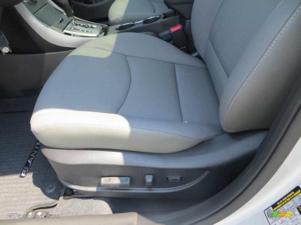 2013 Elantra Limited - Shimmering Air Silver / Gray photo #25