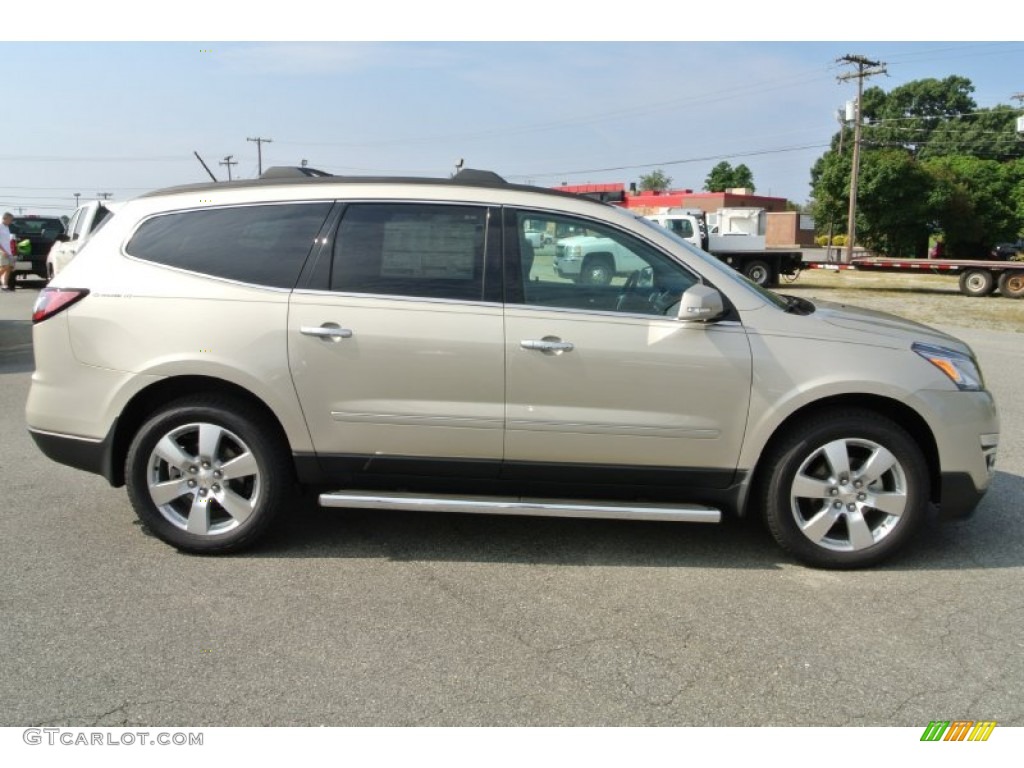 Champagne Silver Metallic 2014 Chevrolet Traverse LTZ Exterior Photo #85098742