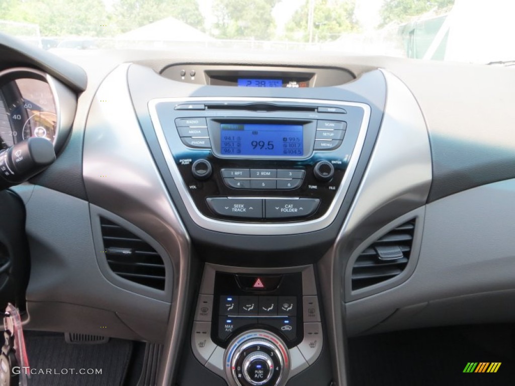2013 Elantra Limited - Shimmering Air Silver / Gray photo #28