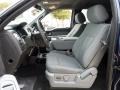 Steel Gray 2013 Ford F150 XLT SuperCrew Interior Color