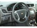 Ebony 2014 Chevrolet Traverse LTZ Steering Wheel