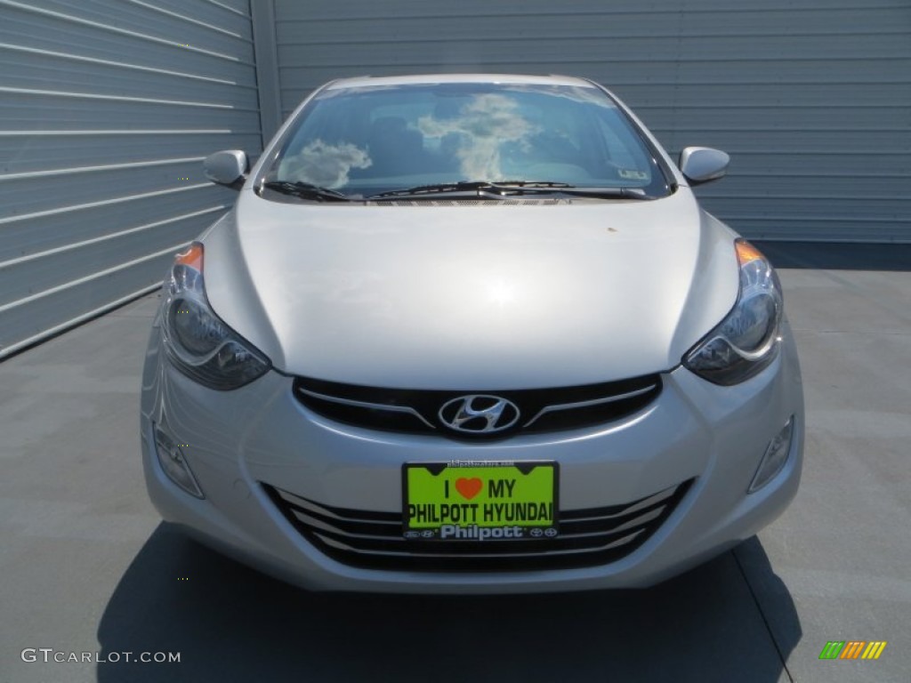 2013 Elantra Limited - Shimmering Air Silver / Gray photo #44
