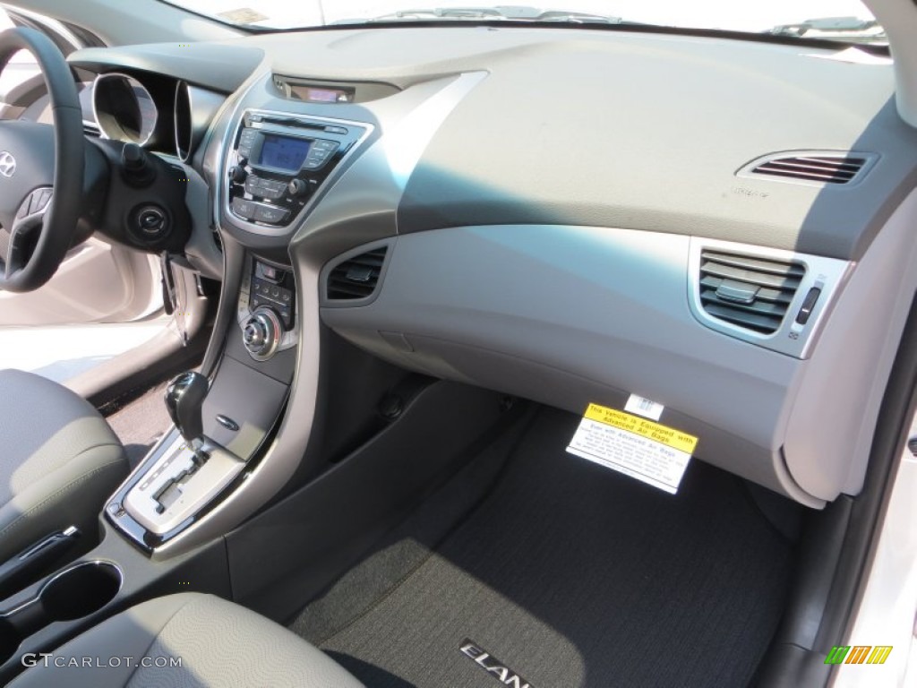 2013 Elantra Limited - Shimmering Air Silver / Gray photo #53