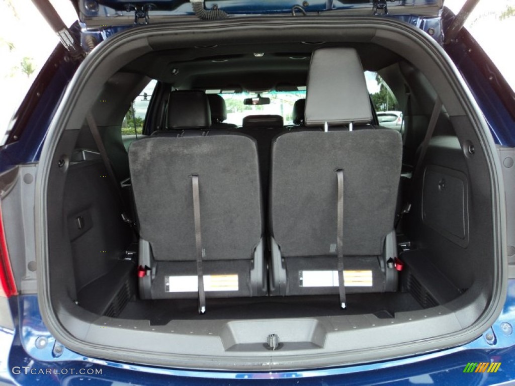 2012 Explorer XLT - Dark Pearl Blue Metallic / Charcoal Black photo #8