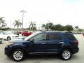 2012 Dark Pearl Blue Metallic Ford Explorer XLT  photo #12