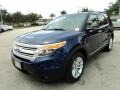 2012 Dark Pearl Blue Metallic Ford Explorer XLT  photo #13