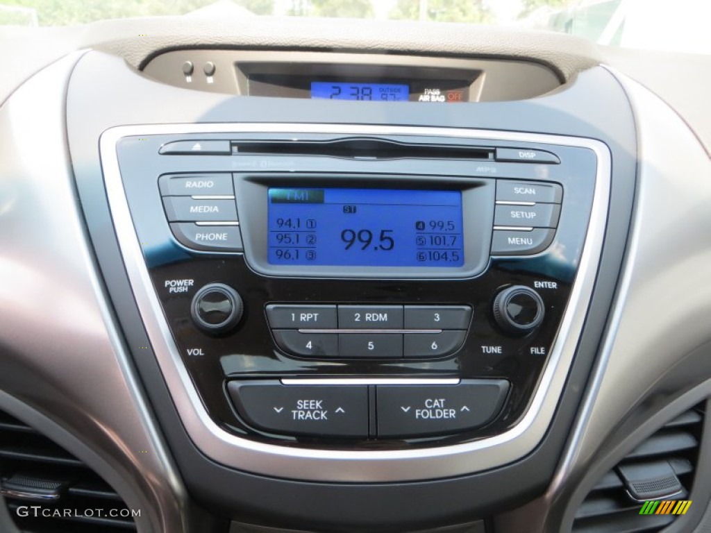2013 Elantra Limited - Shimmering Air Silver / Gray photo #65