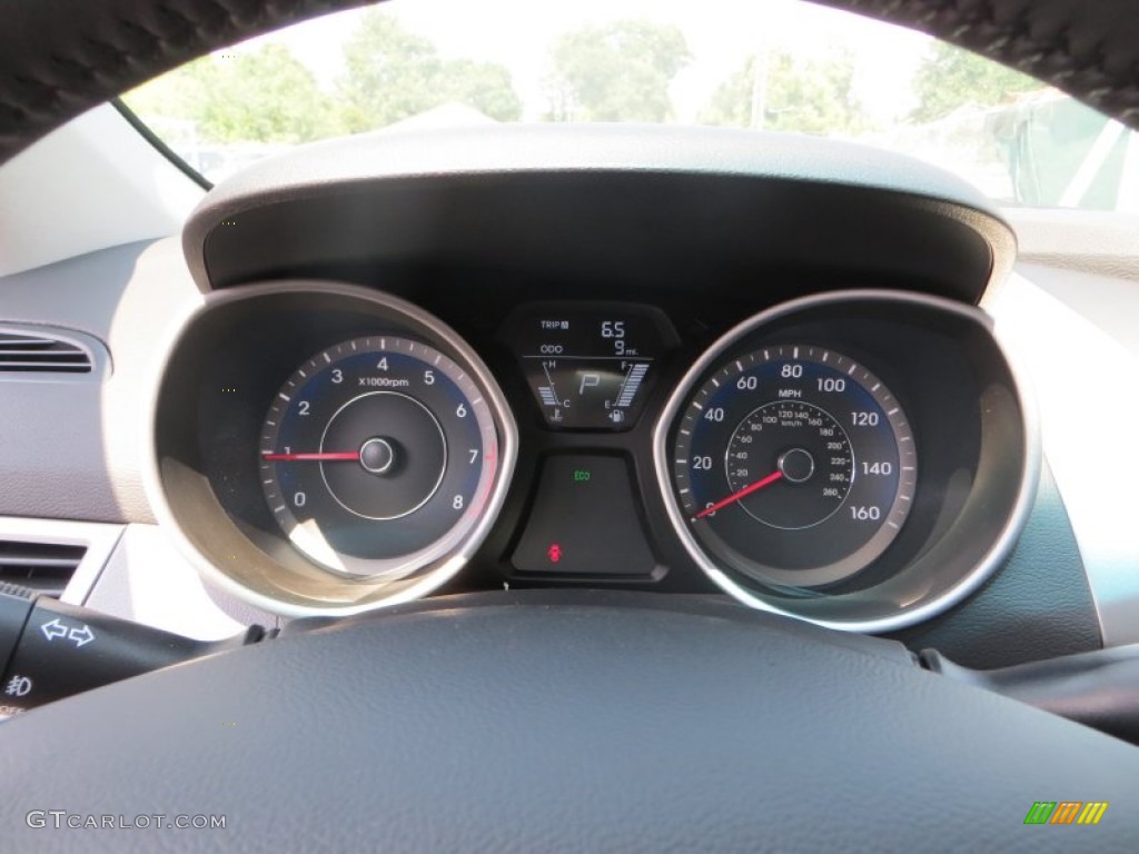 2013 Elantra Limited - Shimmering Air Silver / Gray photo #69