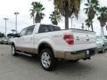 White Platinum Metallic Tri-Coat - F150 Lariat SuperCrew 4x4 Photo No. 3