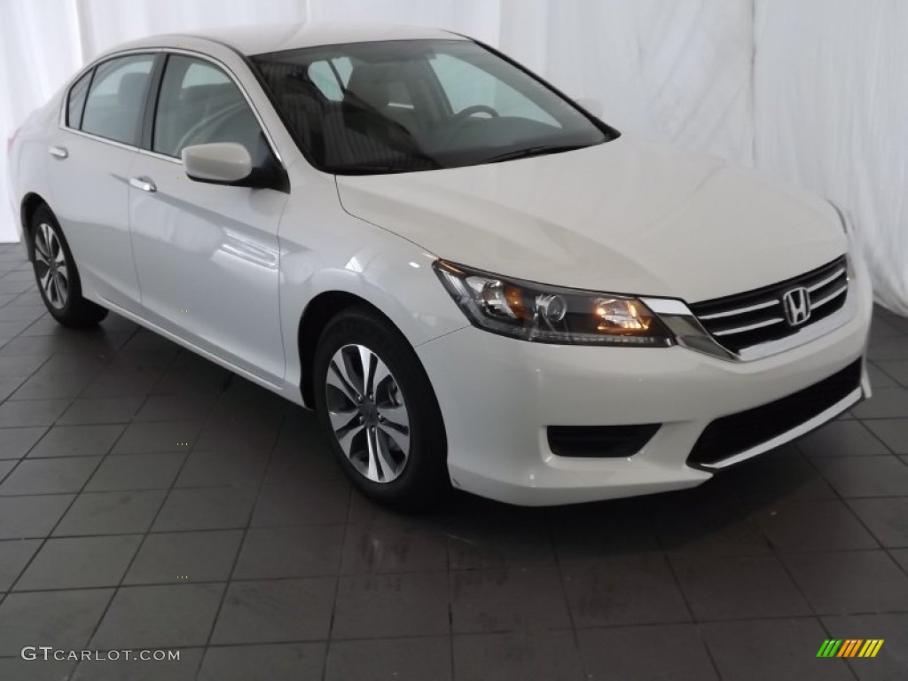 2013 Accord LX Sedan - White Orchid Pearl / Ivory photo #1