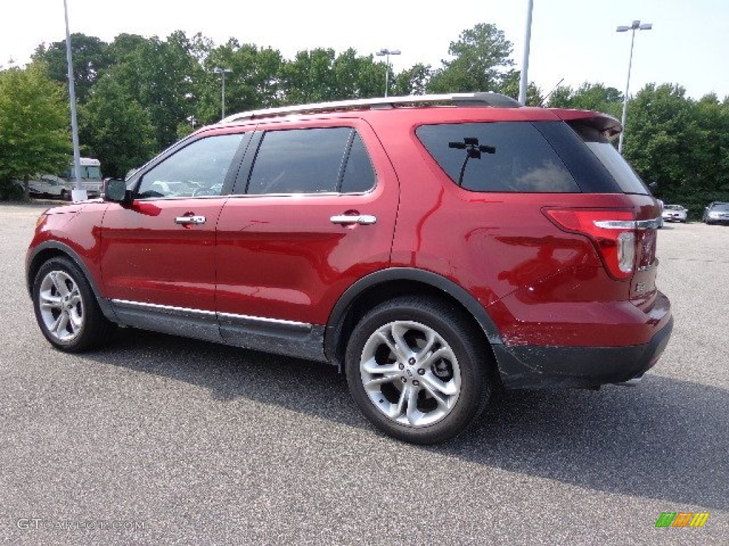 2013 Explorer Limited - Ruby Red Metallic / Charcoal Black photo #10